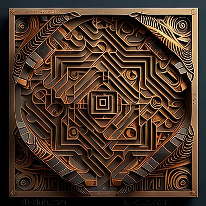 3D model st labyrinth (STL)